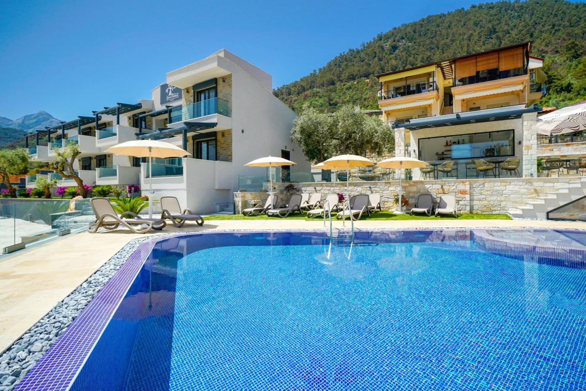 Brothers Htl Thassos Chrysi Ammoudia Exterior foto